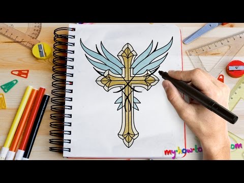 how to draw cross