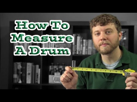 how to measure drum heads