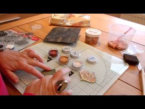 how to apply gilding wax
