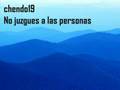 No juzgues a las personas