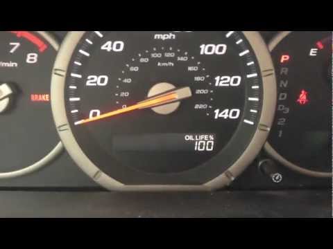 how to reset oil light