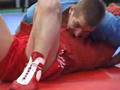 Sambo bout , veteran tournament