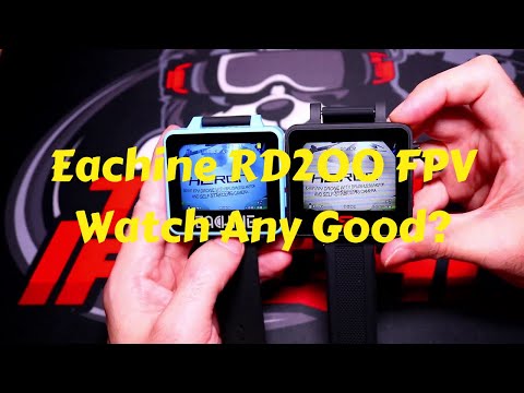 Eachine RD200 5.8ghz 48CH FPV Watch With DVR And OSD Full Review