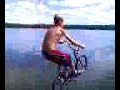 Loren Bike Riding Off Dock Attempt 1