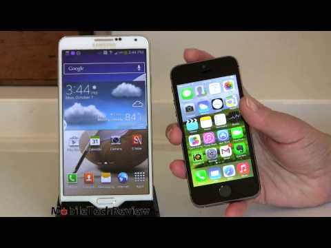 iPhone 5s vs. Samsung Galaxy Note 3 Comparison Smackdown