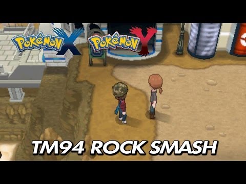 how to smash a rock in pokemon x