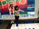 we were at fao schwarz in the citayyy nd we saw this big piano nd we had to try it
we tried playin jingle bells!! lol
we had so much fun!!!