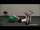Back Exercises: The Horizontal Row On The Exercise Ball