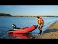 миниатюра 0 Видео о товаре Броня-280 СК слань+киль хаки-черный (лодка ПВХ под мотор с усилением)