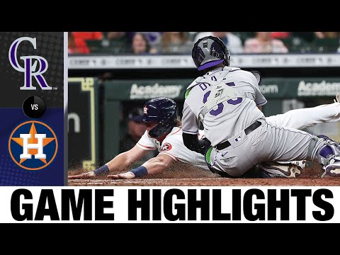 Rockies vs. Astros Game Highlights (8/11/21) | MLB Highlights