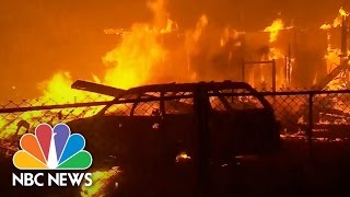 Valley Fire Rips Through California Homes | Short Take | NBC News