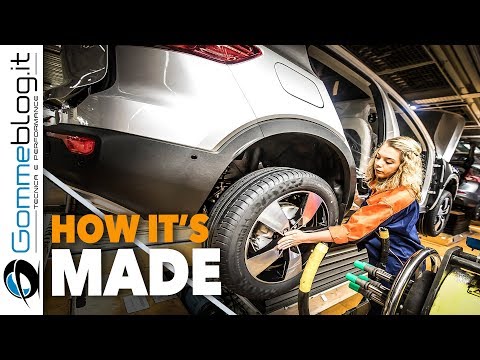 volvo xc40 production  how its made car factory assembly line