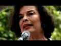 bianca jagger spends some time dropping knowledge on issues