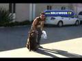 David Faustino and Best Friend Leaving Animal Hospital