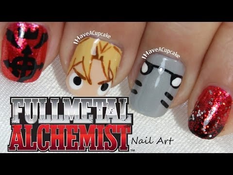 Fullmetal Alchemist Nail Art