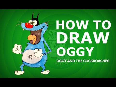 how to draw oggy