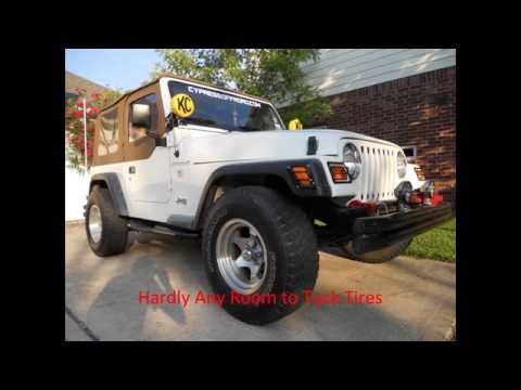 how to fit 33s on a tj