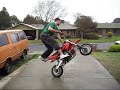 Pitbike Circle Wheelies Pitbike Circle Wheelies