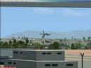 fsx b757 200 from continental landing at los angeles klax