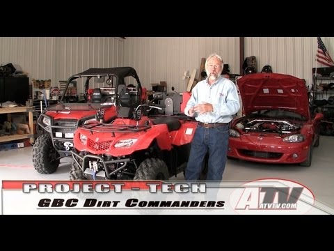 ATV Television Product Review - GBC DirtCommanders on our Project King Quad 400