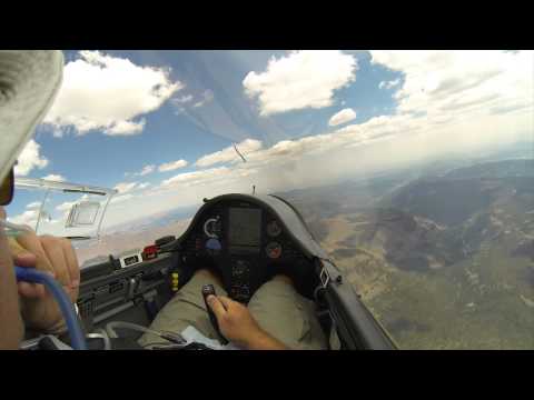 Glider Flying 750km Triangle With Surprise Ending