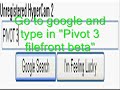 How To Download Pivot 3 Beta