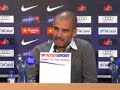 Pep Guardiola press conference [28.11.09]