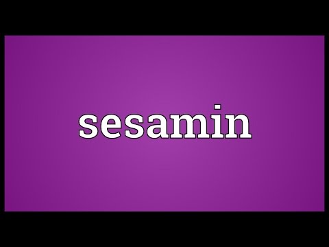 Sesamin Meaning