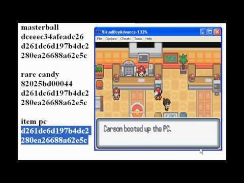 Pokemon Ruby How To Walk Through Walls Gameshark Codes Youtube