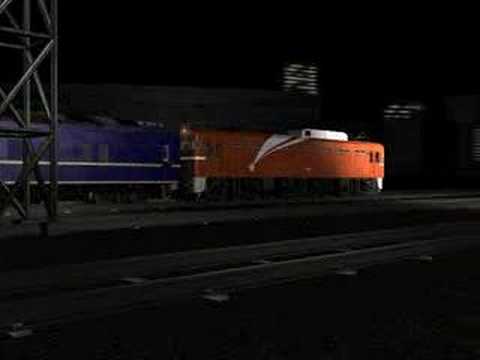 19時03分　上野発夜光列車　OP