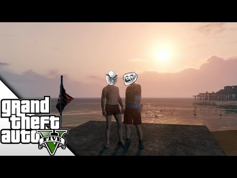 GTA 5 ONLINE | UN DIA EN LA PLAYA XD | HACIENDO EL GILIP*LLAS! | GTA V ONLINE | BraxXter