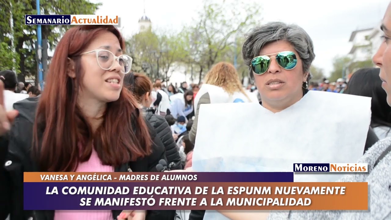 La comunidad educativa de la ESPUNM nuevamente se manifestó frente a la ...