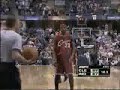 lebron james airballs a free throw