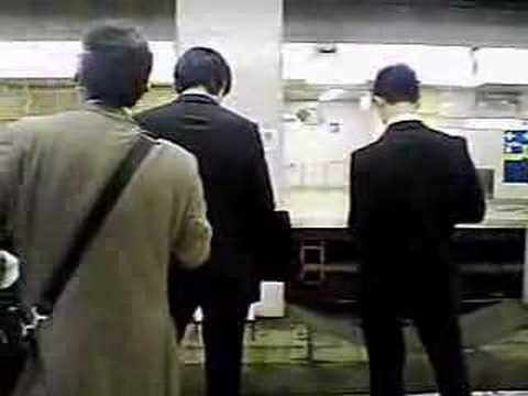 Subway in Tokyo,Japan (Tokyo Metro Hibiya Line)
