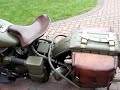 Starting a 1942 Harley WLA