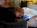 Cash's napping spot on Grandpa white