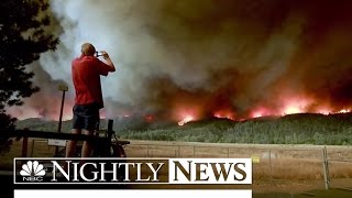 California ‘Valley’ Fire Send Thousands On the Run | NBC Nightly News