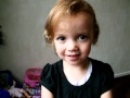 Anna (2yrs) 'singing' to Black Eyed Peas