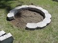 How I Built My Fire Pit(with audio instructions)
