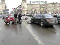 ДТП на Ленинском проспекте Москвы.flv