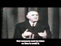 DE GAULLE predicted the US monetary crisis in 1965