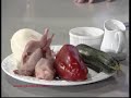 Ensalada de verduras asadas con codorniz escabechada