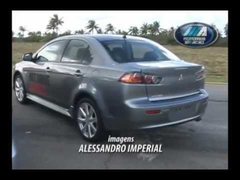lancer - Matéria exclusiva feita pelo programa Motores e Ação que na oportunidade avaliou o desempenho do Lancer Sedan GT e Sportback Ralliart.