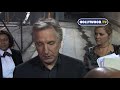EXCLUSIVE: Alan Rickman Signs Autographs for Fans. EXCLUSIVE: Alan Rickman Signs Autographs for Fans.