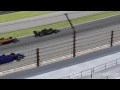iRacing Dallara IndyCar at Indiapolis Motor Speedway--Crash Goes from Eerily Realistic to Hilarious!