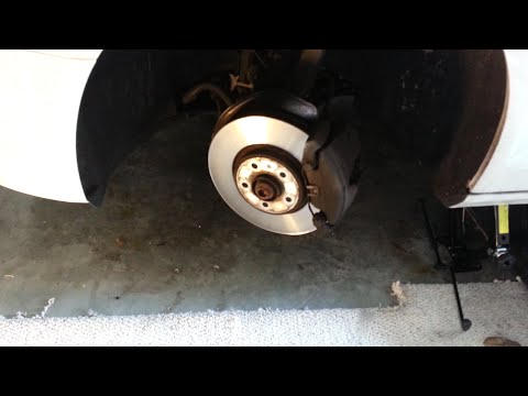 2010-2014 Audi A4 B8 Front Brake Pads and Brake Rotor Replacement