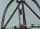 Top Thrill Dragster Gets Stuck at Top!