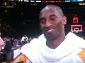 Kobe Bryant shot behind the back board - Lakers 11/22/09