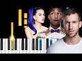Calvin Harris - Feels (ft. Pharrell Williams, Katy Perry & Big Sean) - Piano Tutorial