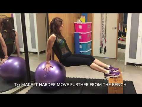 How to… Dip Hands on Ball Feet on Bench